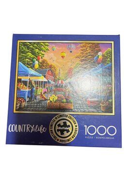 Buffalo Games Jigsaw Puzzle Country Life Limited Edition 1000 Piece Farmers Mark
